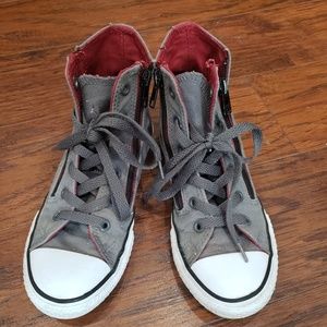 Converse size 1 gray with zipper